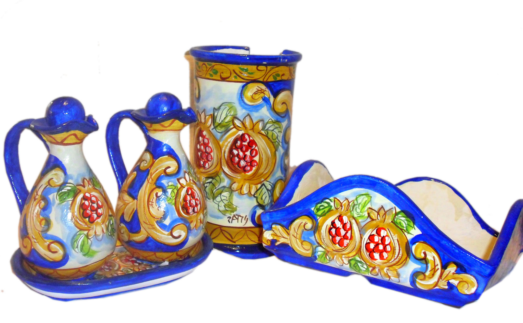 Accessori per la cucina, in Ceramica Artistica Siciliana