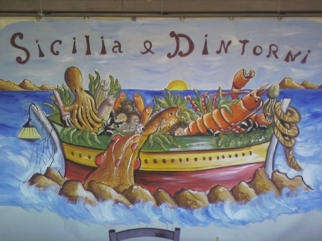 Quadro personalizzato ristorante Sicilia e Dintorni, a Palermo