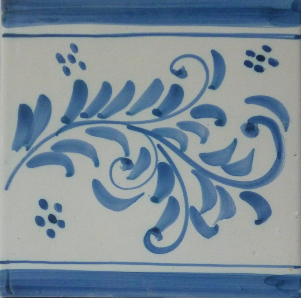 Piastrella 15x15 azzurra