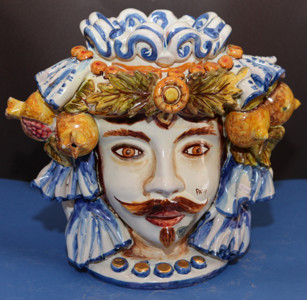 Teste di Moro in ceramica artistica siciliana