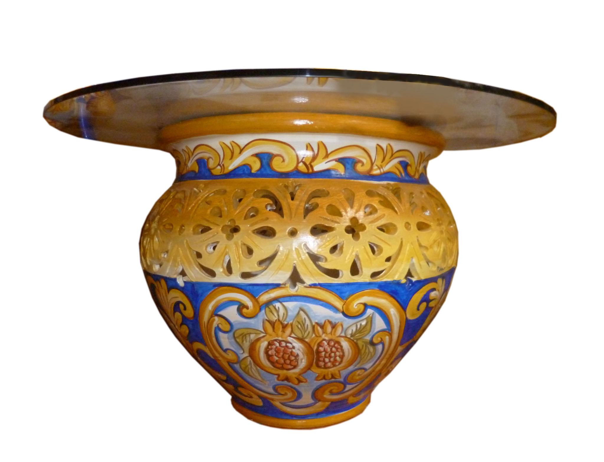 Tavoli in ceramica artistica siciliana