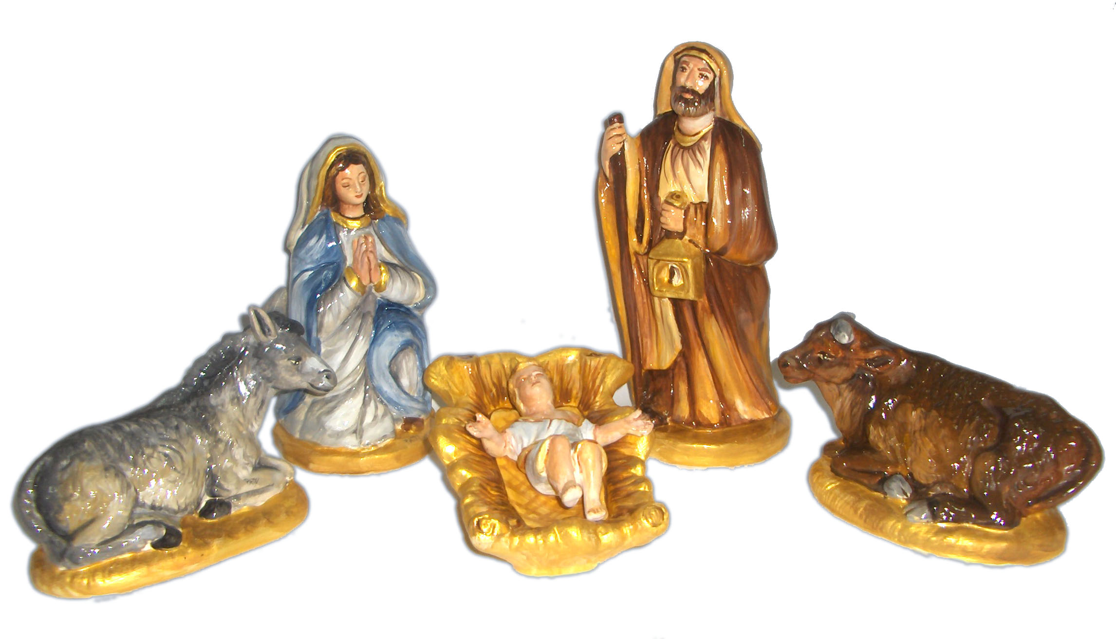 Oggetti in ceramica artistica siciliana legati al Natale