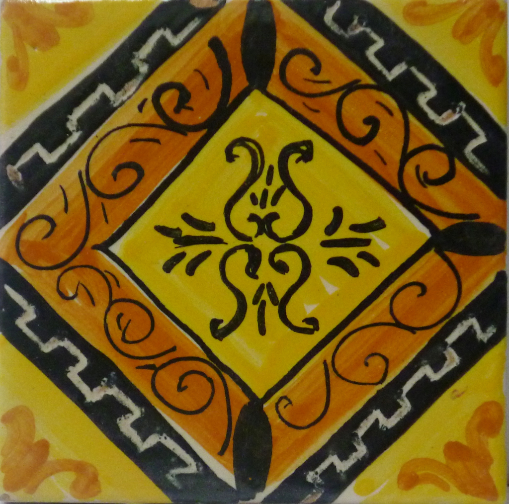 Piastrelle in Ceramica Artistica Siciliana - Decori 10x10