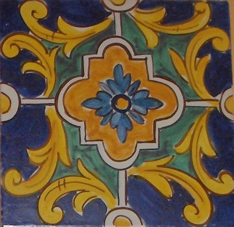 Piastrelle in Ceramica Artistica Siciliana - Decori 20x20