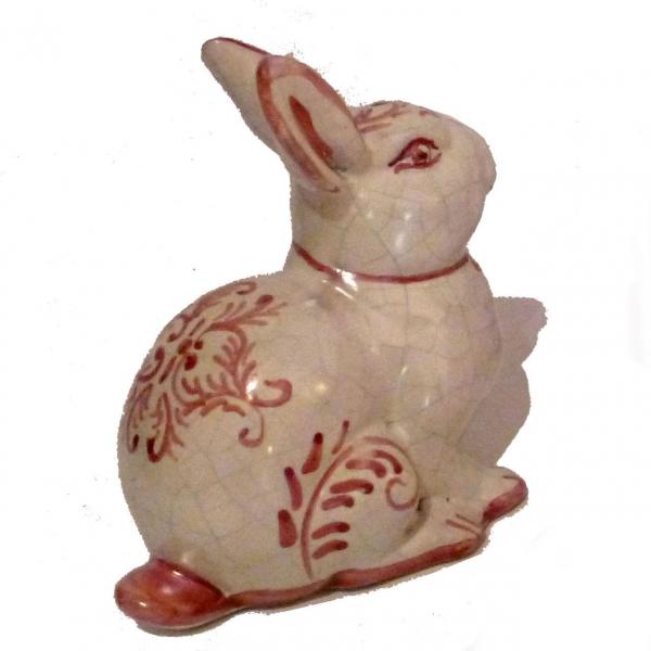 Coniglio seduto - Collezione Rosè