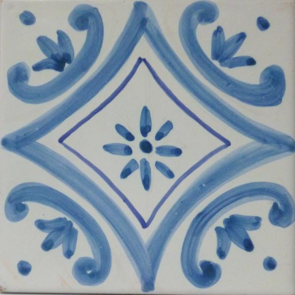 Piastrella 15x15, colore azzurro